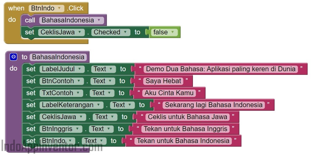 Basic: Penggunakan Tripel Bahasa Dalam Aplikasi 2
