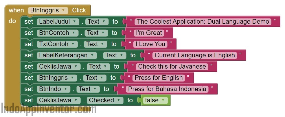 Basic: Penggunakan Tripel Bahasa Dalam Aplikasi 6